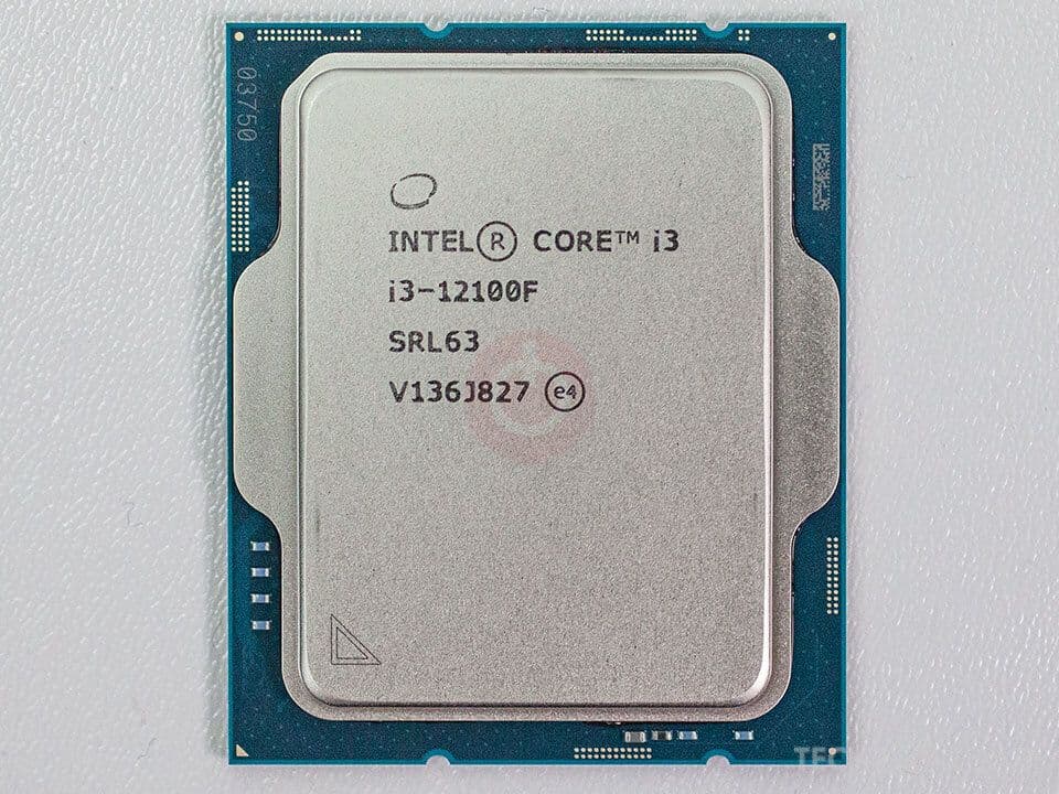 core i3 12100f — تصویر محصول/مقاله