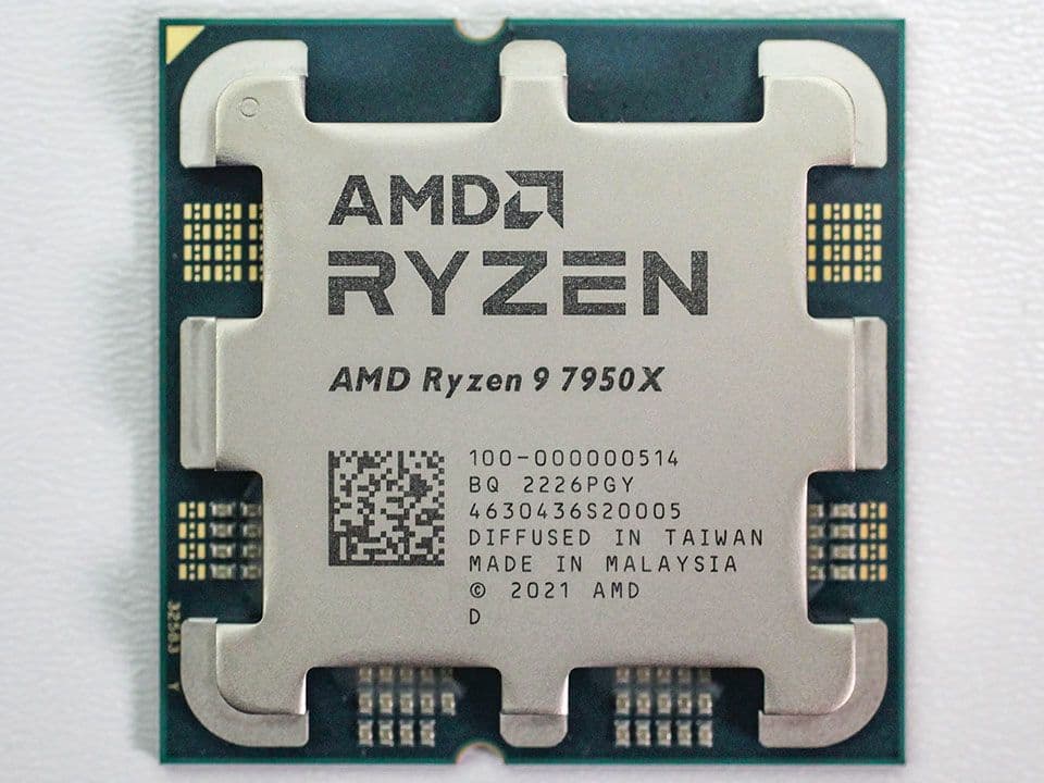ryzen 9 7950x — تصویر محصول/مقاله
