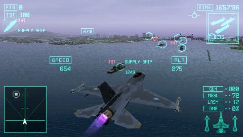 اسکرین‌شات بازی Ace Combat X: Skies of Deception – تصویر 2