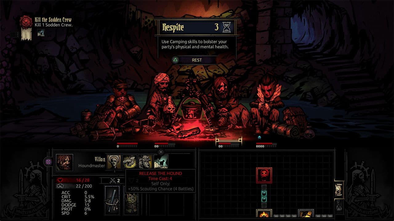اسکرین‌شات بازی Darkest Dungeon – تصویر 4