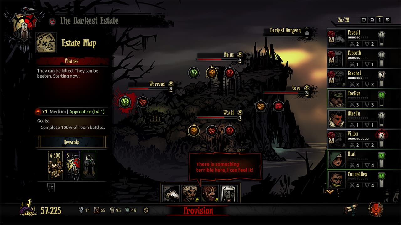 اسکرین‌شات بازی Darkest Dungeon – تصویر 6