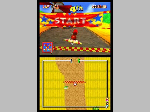 اسکرین‌شات بازی Diddy Kong Racing DS – تصویر 1
