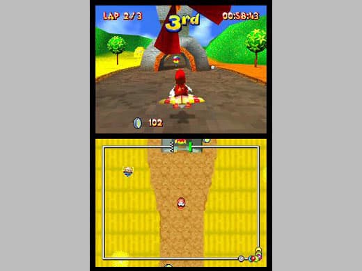 اسکرین‌شات بازی Diddy Kong Racing DS – تصویر 2