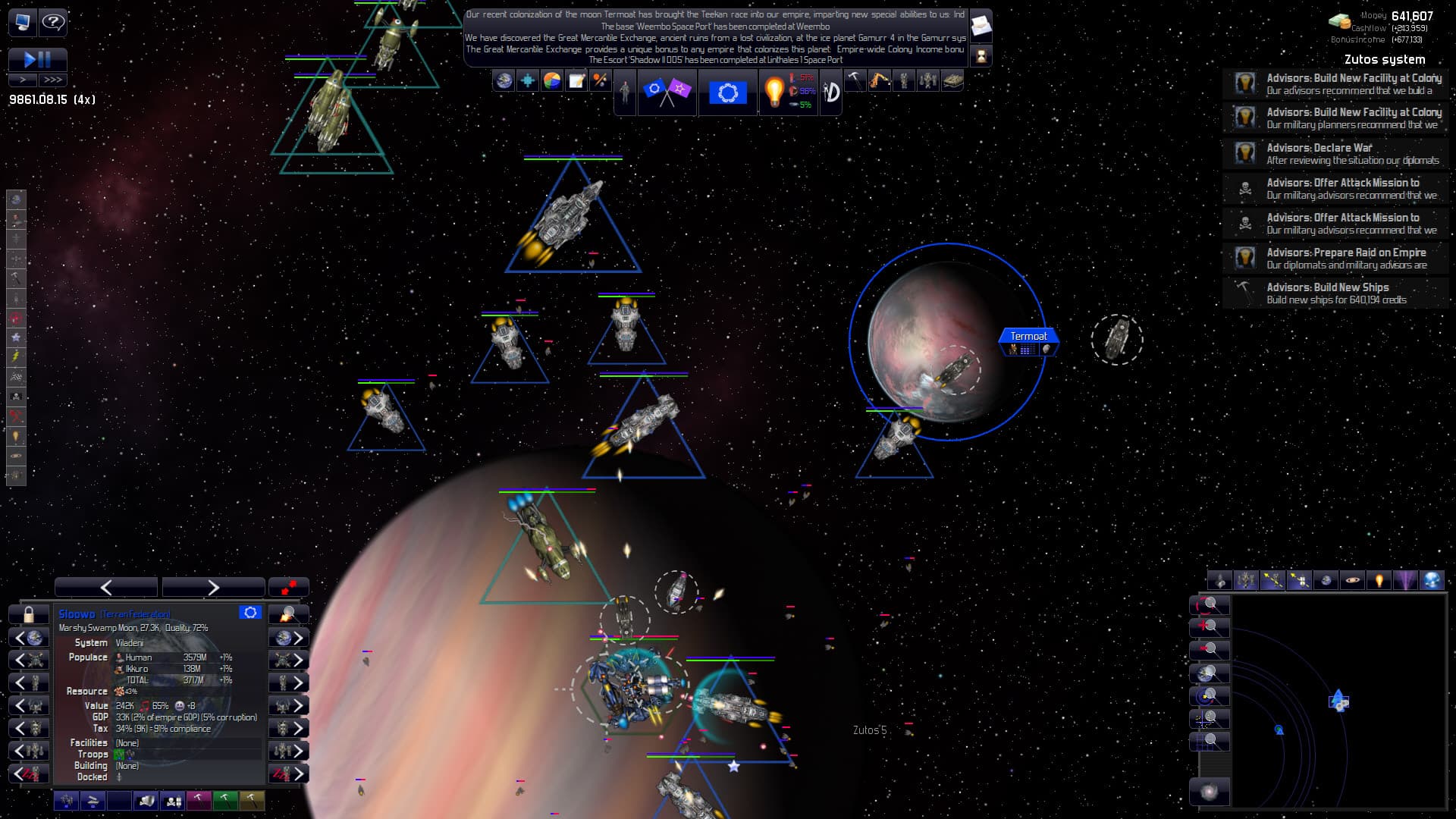 اسکرین‌شات بازی Distant Worlds: Universe – تصویر 1
