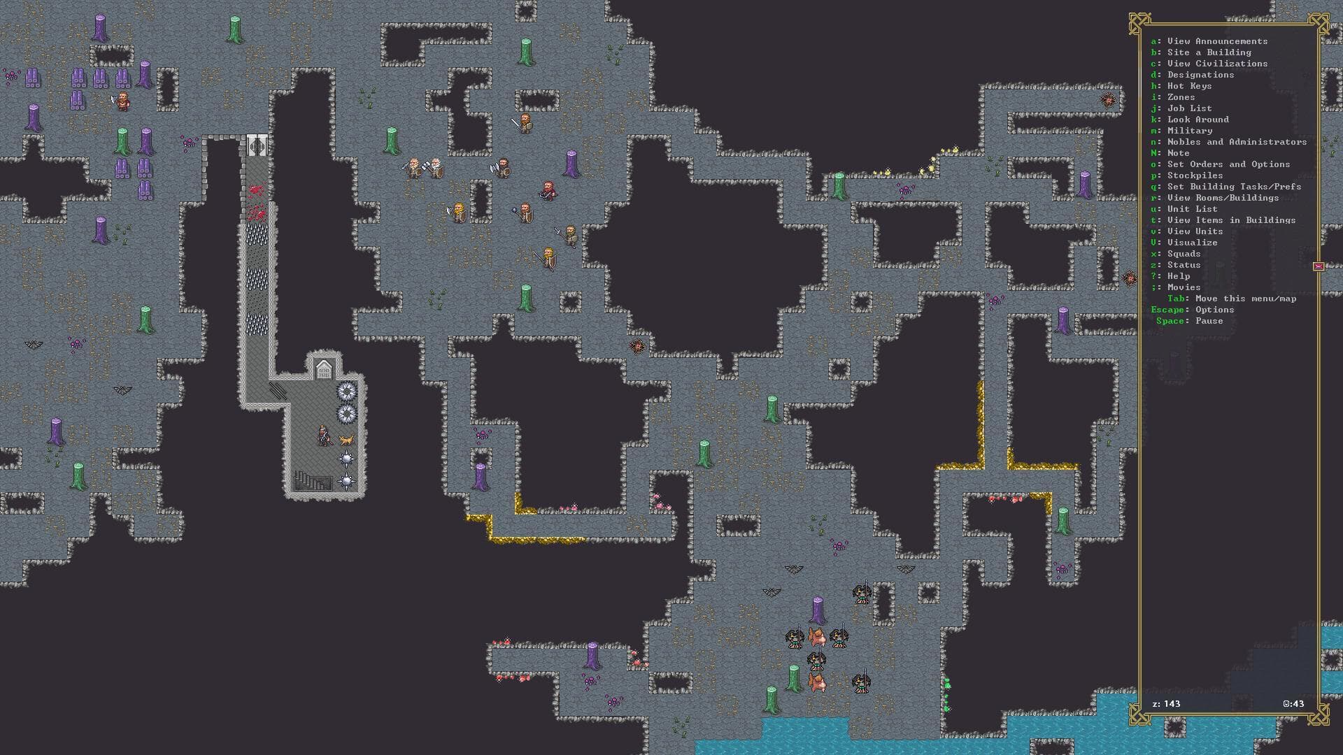 اسکرین‌شات بازی Dwarf Fortress – تصویر 3
