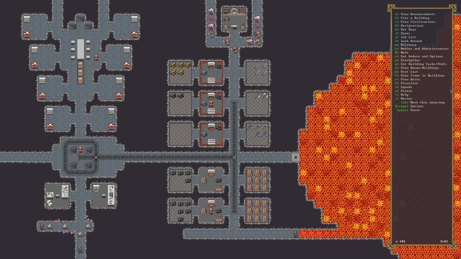 اسکرین‌شات بازی Dwarf Fortress – تصویر 4