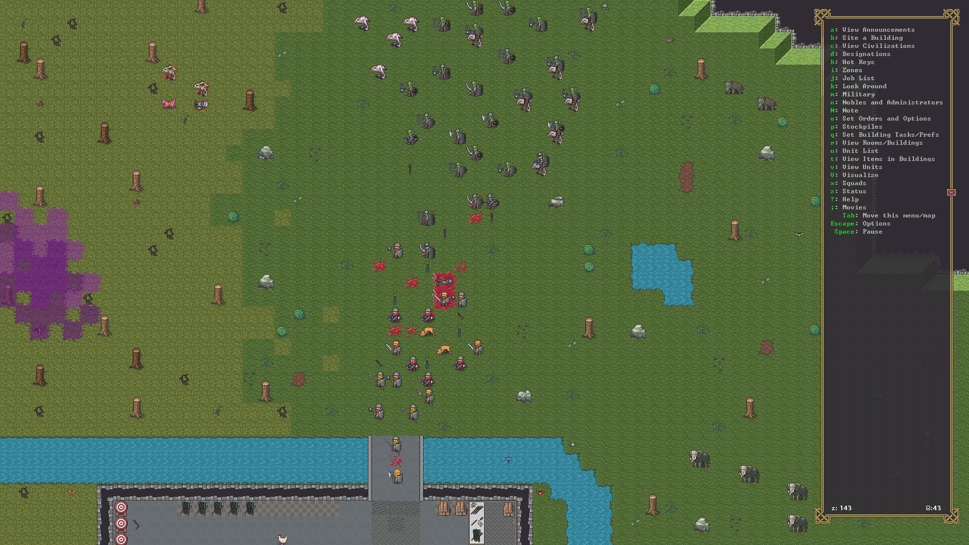 اسکرین‌شات بازی Dwarf Fortress – تصویر 5