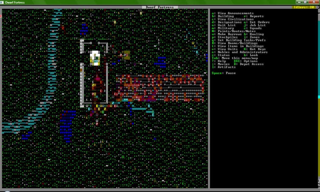 اسکرین‌شات بازی Dwarf Fortress – تصویر 6