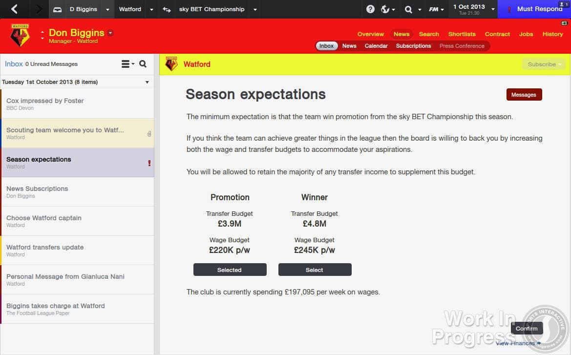 اسکرین‌شات بازی Football Manager 2014 – تصویر 2