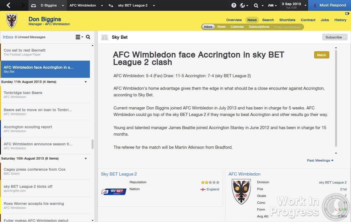 اسکرین‌شات بازی Football Manager 2014 – تصویر 4