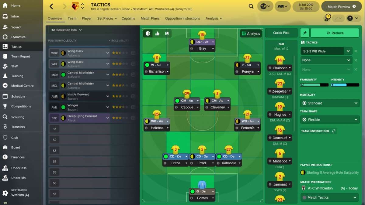 اسکرین‌شات بازی Football Manager 2018 – تصویر 3