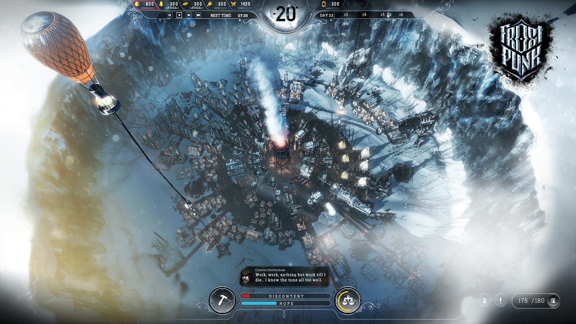 اسکرین‌شات بازی Frostpunk – تصویر 6