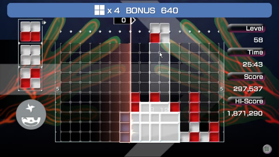 اسکرین‌شات بازی LUMINES – تصویر 4