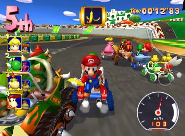 اسکرین‌شات بازی Mario Kart: Double Dash – تصویر 2