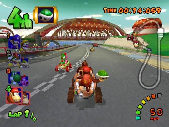 اسکرین‌شات بازی Mario Kart: Double Dash – تصویر 3