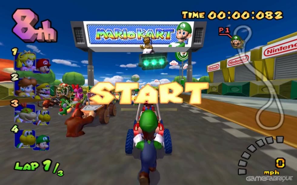 اسکرین‌شات بازی Mario Kart: Double Dash – تصویر 4