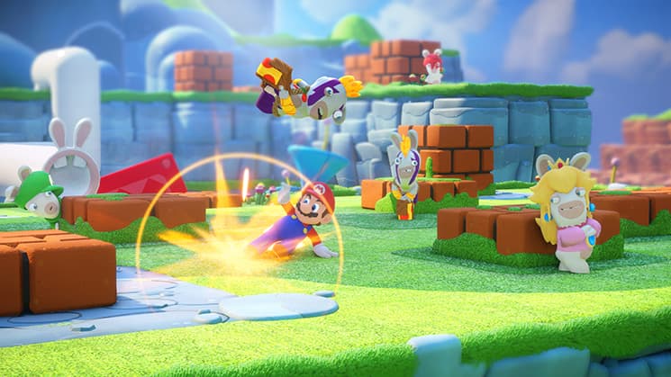 اسکرین‌شات بازی Mario + Rabbids Kingdom Battle – تصویر 2