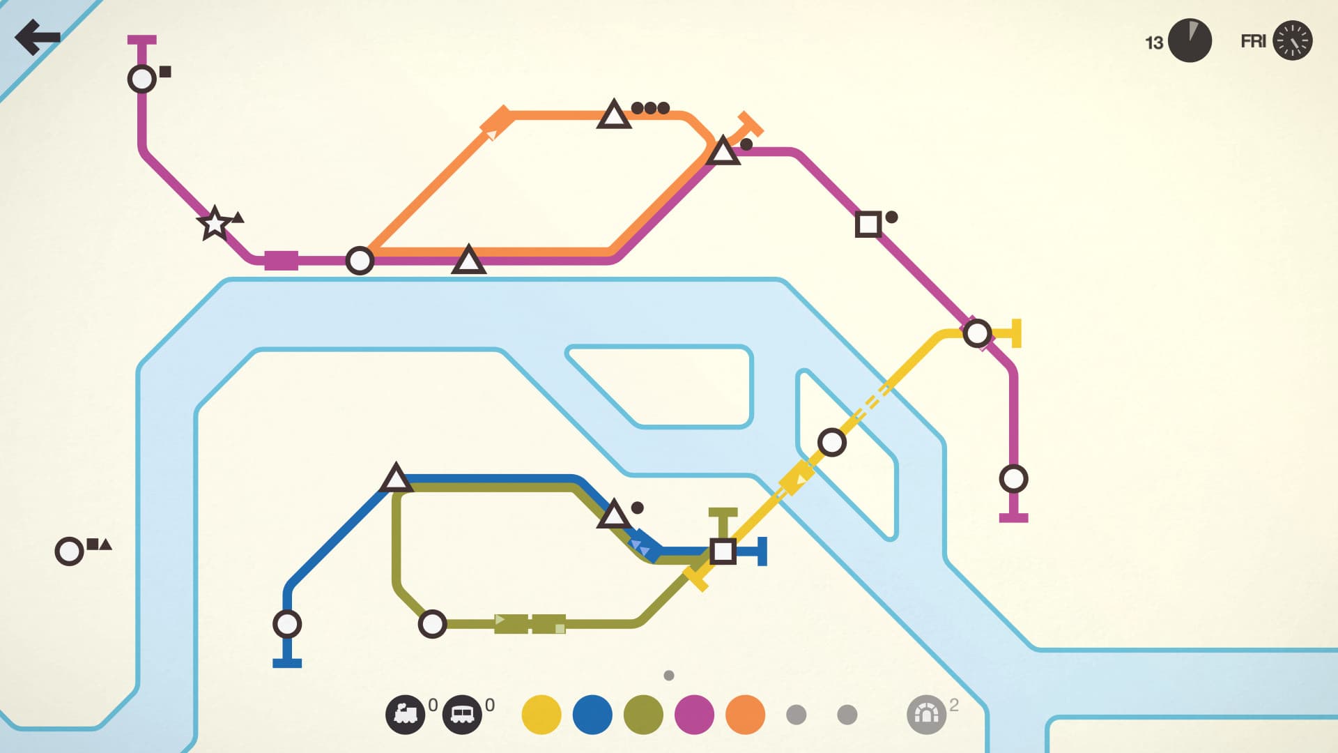 اسکرین‌شات بازی Mini Metro – تصویر 5