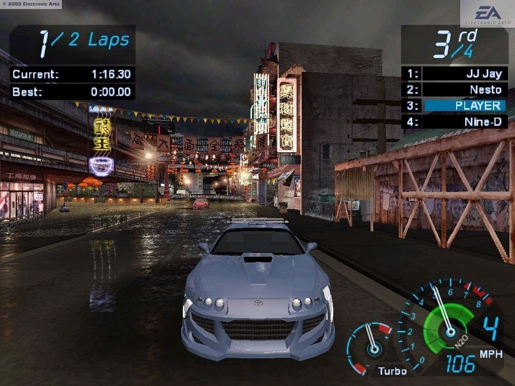 اسکرین‌شات بازی Need for Speed: Underground – تصویر 2
