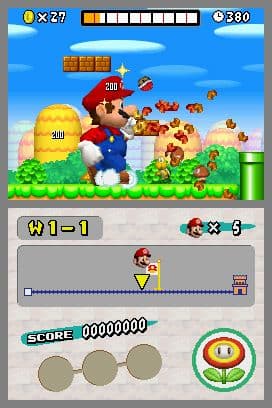 اسکرین‌شات بازی New Super Mario Bros. – تصویر 2
