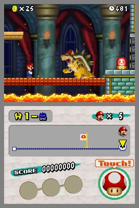اسکرین‌شات بازی New Super Mario Bros. – تصویر 4