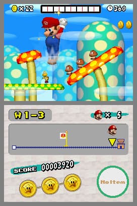 اسکرین‌شات بازی New Super Mario Bros. – تصویر 5