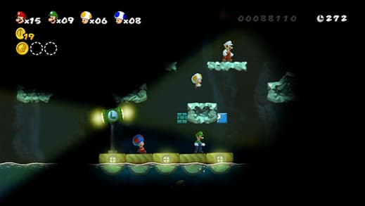 اسکرین‌شات بازی New Super Mario Bros. Wii – تصویر 1