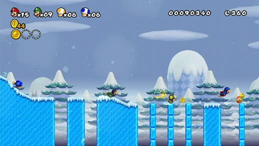 اسکرین‌شات بازی New Super Mario Bros. Wii – تصویر 3