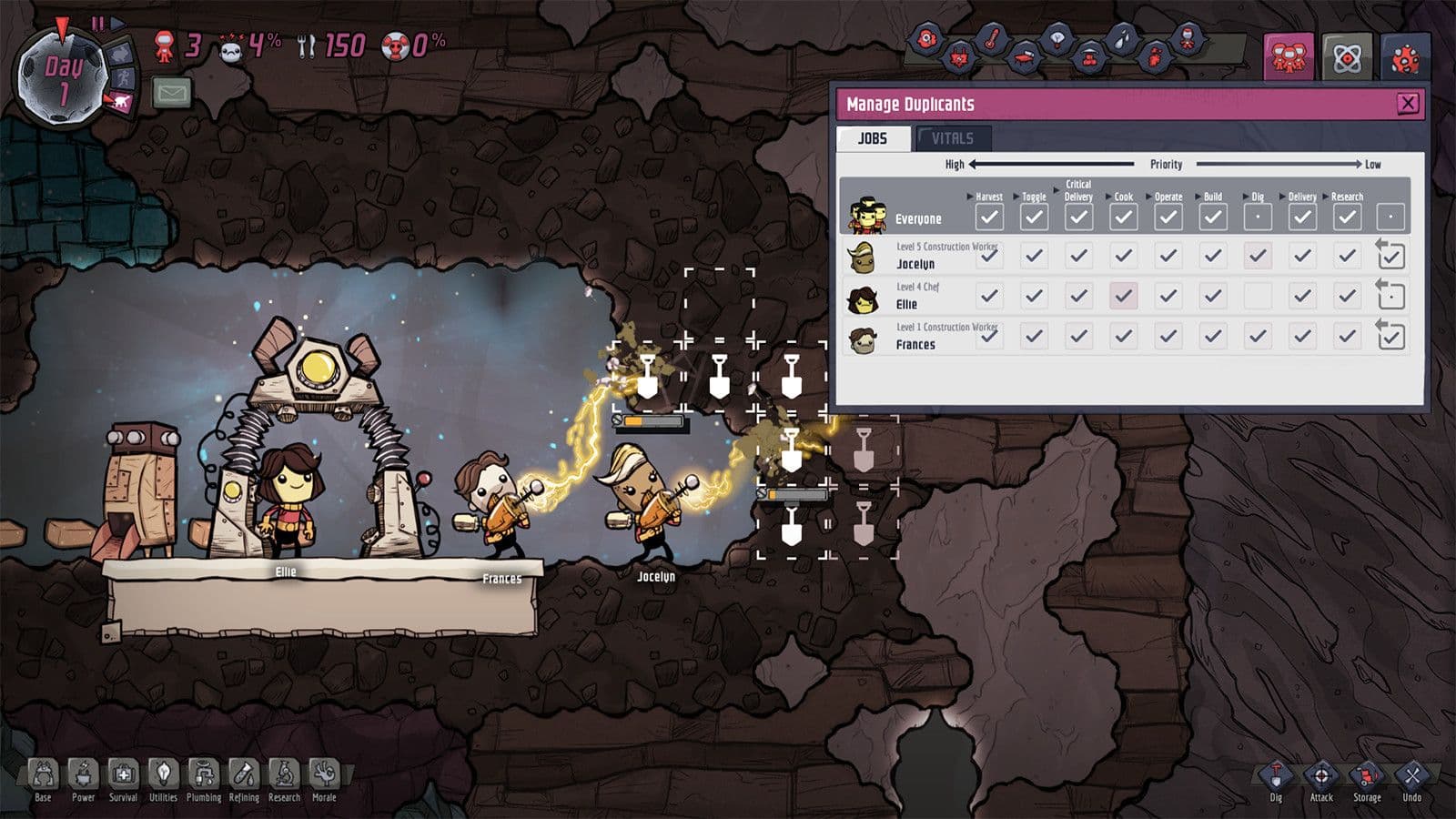 اسکرین‌شات بازی Oxygen Not Included – تصویر 3
