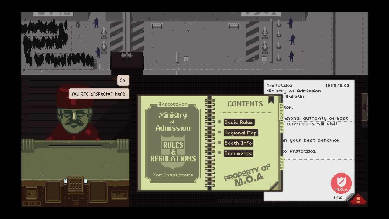 اسکرین‌شات بازی Papers, Please – تصویر 3