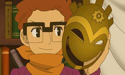 اسکرین‌شات بازی Professor Layton and the Miracle Mask – تصویر 1