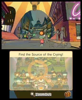 اسکرین‌شات بازی Professor Layton and the Miracle Mask – تصویر 3