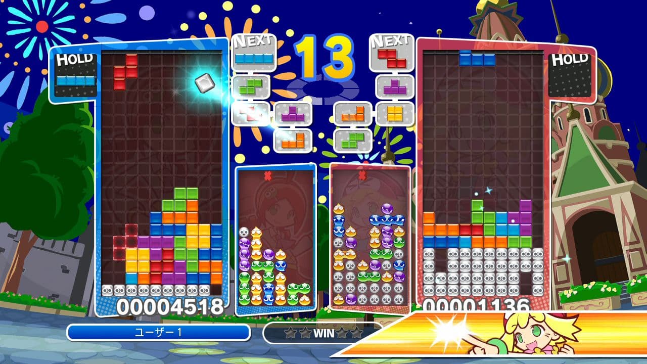 اسکرین‌شات بازی Puyo Puyo Tetris – تصویر 1