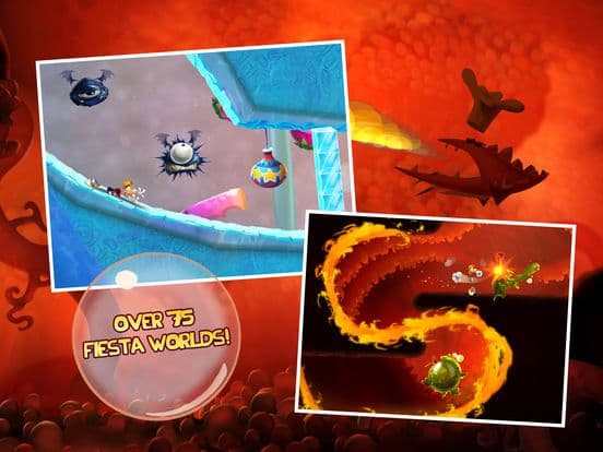 اسکرین‌شات بازی Rayman Fiesta Run – تصویر 3