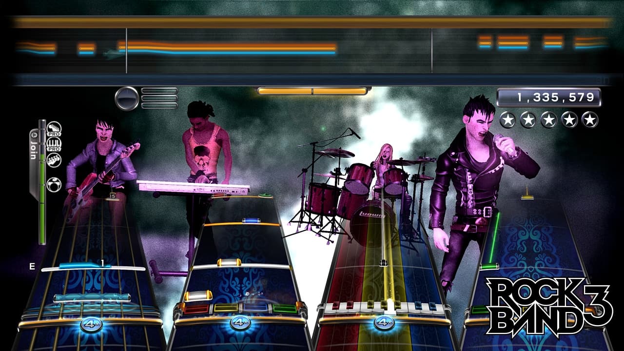 اسکرین‌شات بازی Rock Band 3 – تصویر 1
