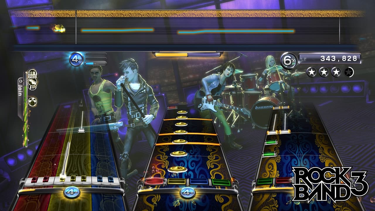 اسکرین‌شات بازی Rock Band 3 – تصویر 4