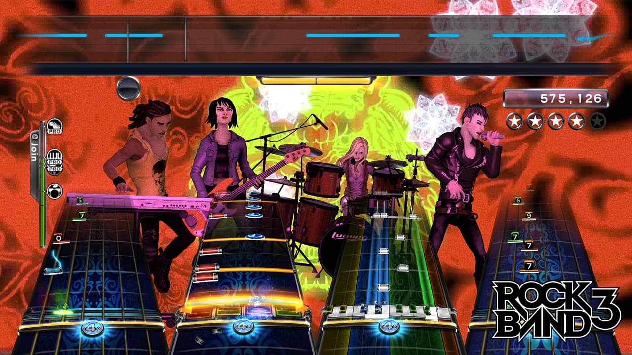 اسکرین‌شات بازی Rock Band 3 – تصویر 6