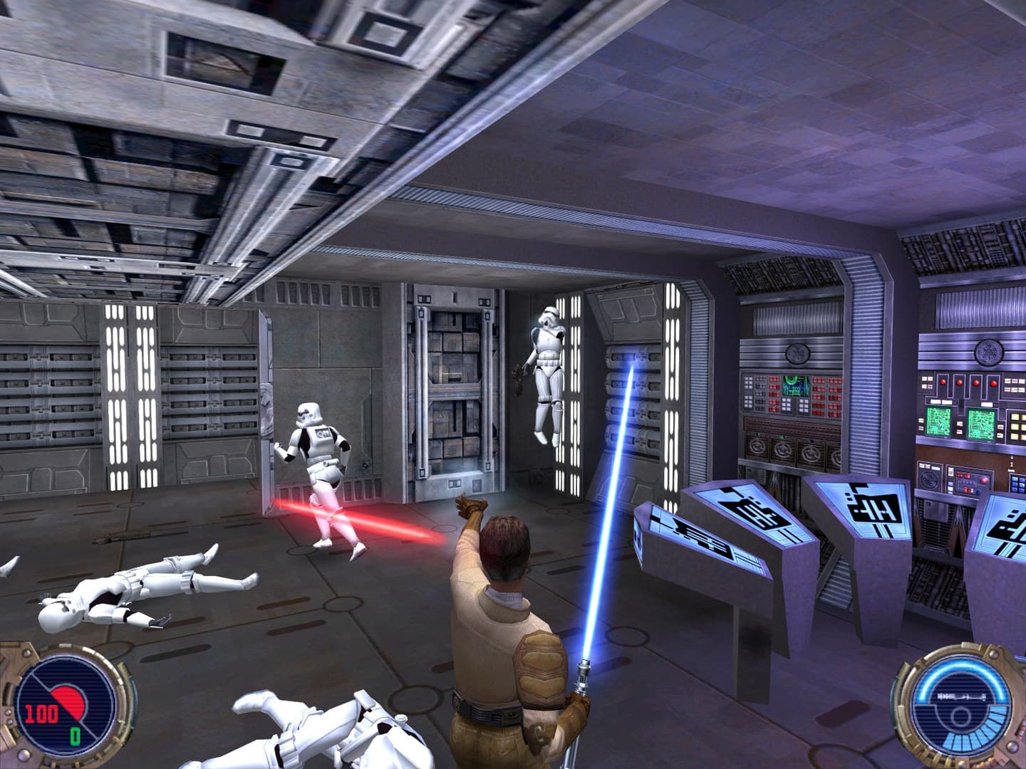اسکرین‌شات بازی Star Wars Jedi Knight II: Jedi Outcast – تصویر 3