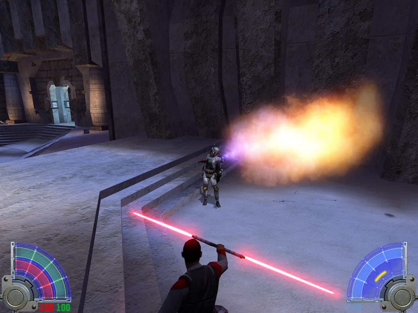 اسکرین‌شات بازی Star Wars Jedi Knight: Jedi Academy – تصویر 2