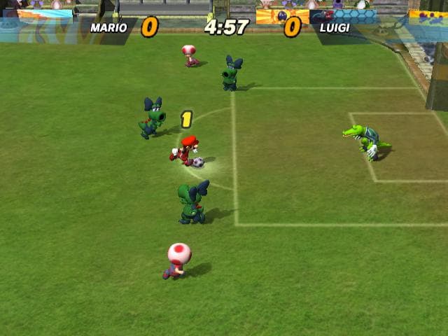 اسکرین‌شات بازی Super Mario Strikers – تصویر 2