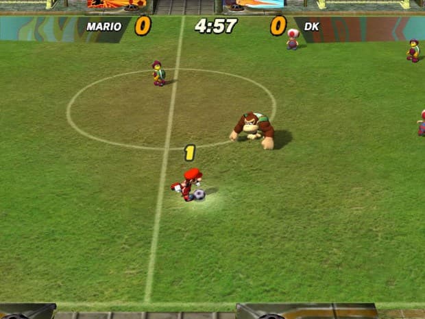 اسکرین‌شات بازی Super Mario Strikers – تصویر 5