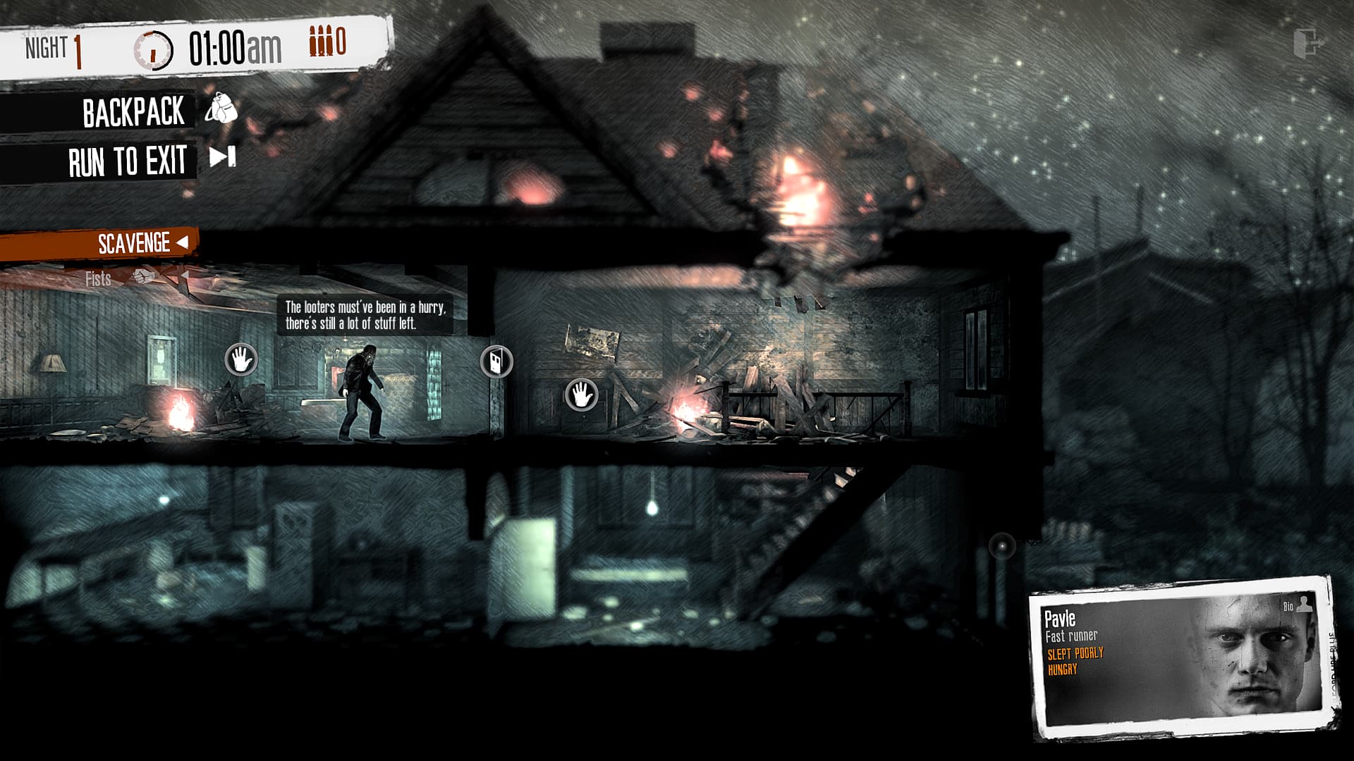 اسکرین‌شات بازی This War of Mine – تصویر 1