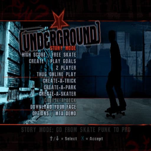 اسکرین‌شات بازی Tony Hawk's Underground – تصویر 3