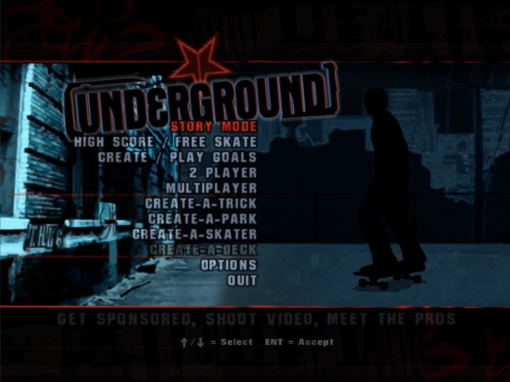 اسکرین‌شات بازی Tony Hawk's Underground – تصویر 5