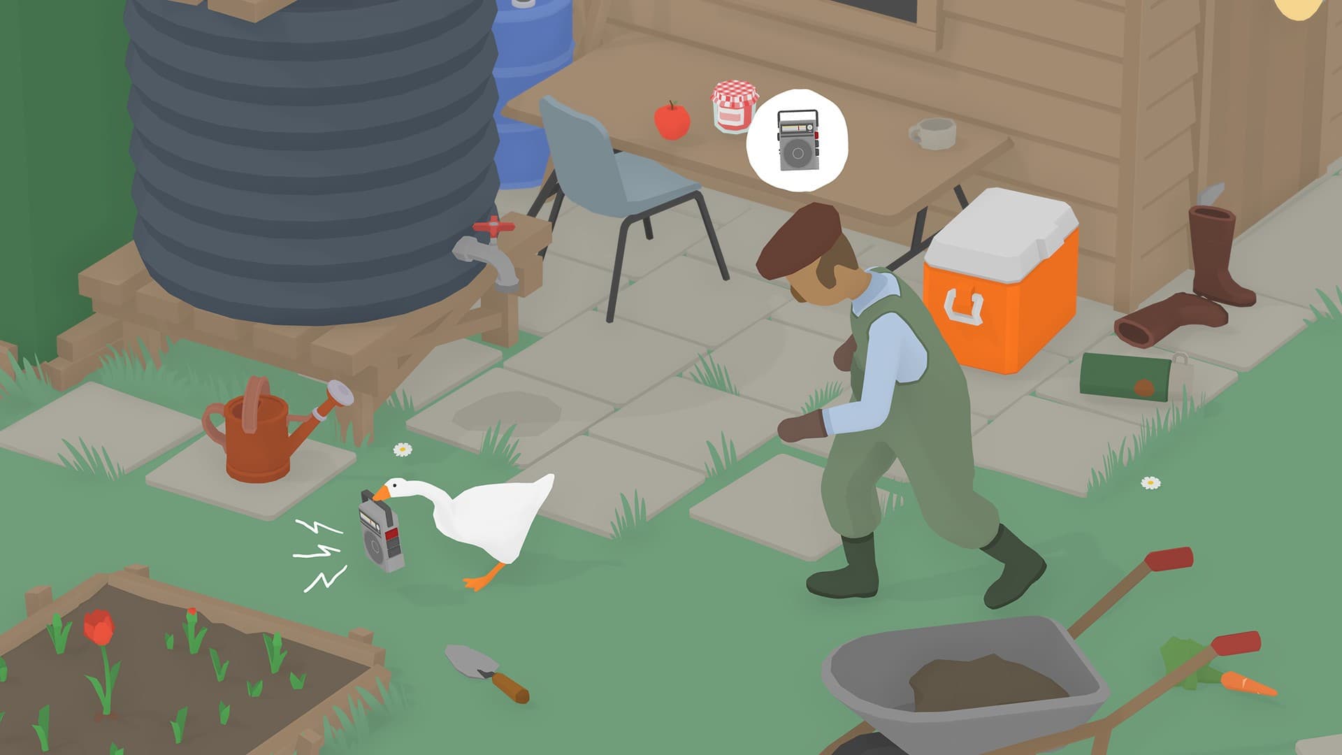اسکرین‌شات بازی Untitled Goose Game – تصویر 1