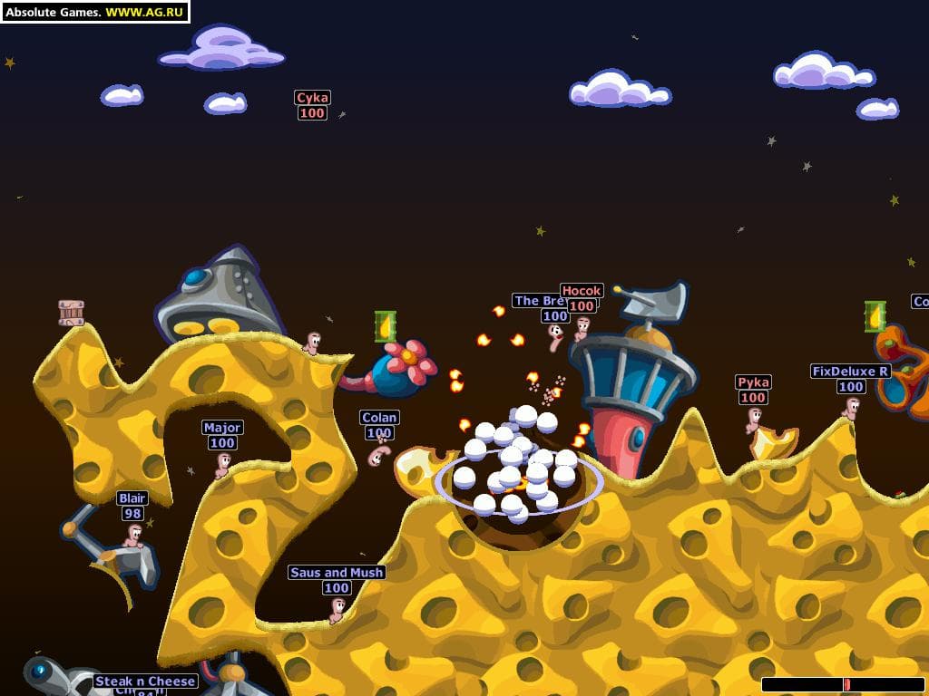 اسکرین‌شات بازی Worms World Party – تصویر 1