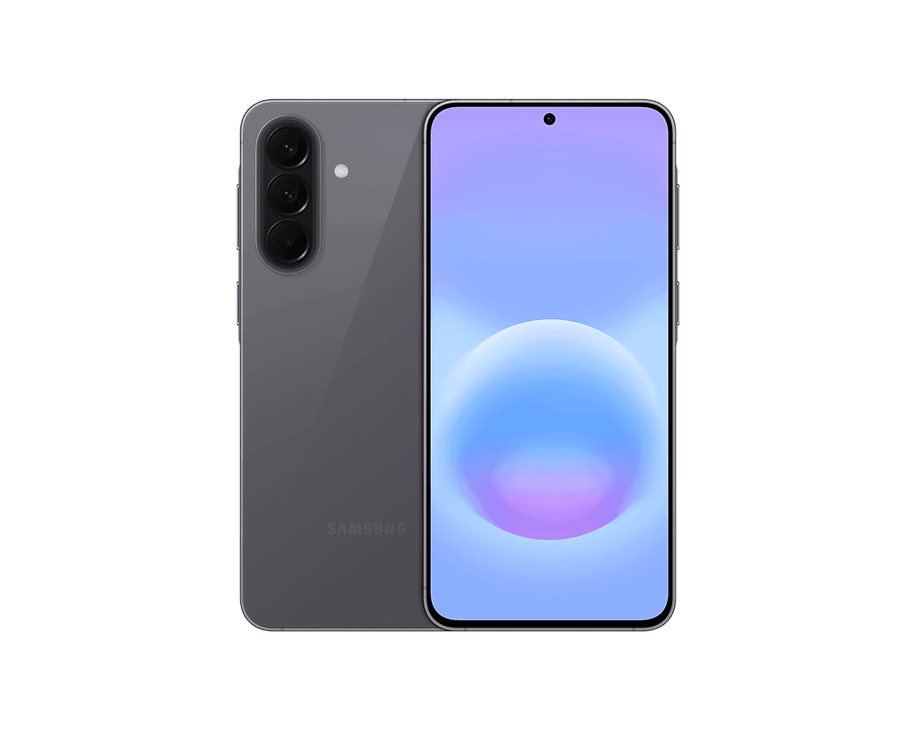 گوشی سامسونگ گلکسی A57 نسخه 5G از نمای جلو و پشت؛ تصویر رسمی سامسونگ